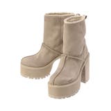 フェイクムートンplatformショートブーツ | GYDA | 詳細画像27