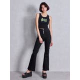 NEWハイウエストBACKクロスフレアパンツ | GYDA | 詳細画像13