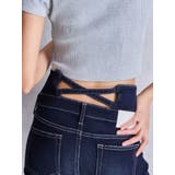 NEWハイウエストBACKクロスフレアパンツ | GYDA | 詳細画像2