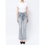 NEWハイウエストBACKクロスフレアパンツ | GYDA | 詳細画像40