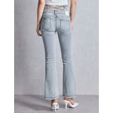 アイスブルー | NEWハイウエストBACKクロスフレアパンツ | GYDA