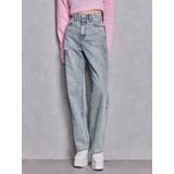 ハイウエストBACK LACE UPストレートデニムパンツ | GYDA | 詳細画像19