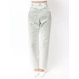 ハイウエストBACK LACE UPストレートデニムパンツ | GYDA | 詳細画像23