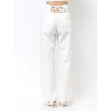 ハイウエストBACK LACE UPストレートデニムパンツ | GYDA | 詳細画像25