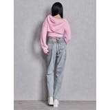 ハイウエストBACK LACE UPストレートデニムパンツ | GYDA | 詳細画像5