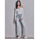 ハイウエストBACK LACE UPストレートデニムパンツ | GYDA | 詳細画像6