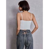 ハイウエストBACK LACE UPストレートデニムパンツ | GYDA | 詳細画像8