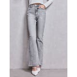 グレー | ハイウエストBASICフレアデニムパンツ | GYDA