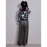 ハイウエストBACK CROSS POINTワイドデニムパンツ | GYDA | 詳細画像33