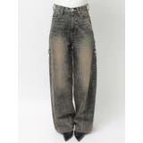 ハイウエストBACK CROSS POINTワイドデニムパンツ | GYDA | 詳細画像41