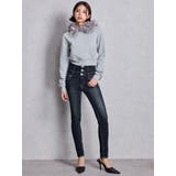 ハイウエストウエストクロススキニーデニムパンツ | GYDA | 詳細画像17