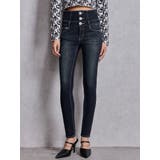 ハイウエストウエストクロススキニーデニムパンツ | GYDA | 詳細画像2