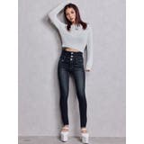 ハイウエストウエストクロススキニーデニムパンツ | GYDA | 詳細画像22