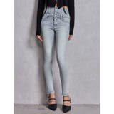 ハイウエストウエストクロススキニーデニムパンツ | GYDA | 詳細画像5