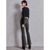 ハイウエストbijouフレアデニムパンツ | GYDA | 詳細画像4 