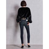 ハイウエストバッククロスダメージスキニーデニムパンツ | GYDA | 詳細画像12