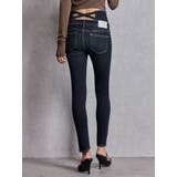 ハイウエストバッククロスダメージスキニーデニムパンツ | GYDA | 詳細画像13