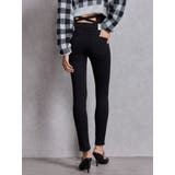 ハイウエストバッククロスダメージスキニーデニムパンツ | GYDA | 詳細画像15