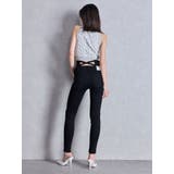 ハイウエストバッククロスダメージスキニーデニムパンツ | GYDA | 詳細画像35