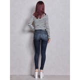 ミドルウエストSIDE RIPPEDスキニーデニムパンツ | GYDA | 詳細画像21