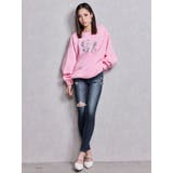 ミドルウエストSIDE RIPPEDスキニーデニムパンツ | GYDA | 詳細画像22