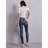 ミドルウエストSIDE RIPPEDスキニーデニムパンツ | GYDA | 詳細画像28