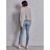 ミドルウエストSIDE RIPPEDスキニーデニムパンツ | GYDA | 詳細画像7