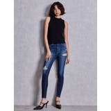 ハイウエストSIDE RIPPED スキニーデニムパンツ | GYDA | 詳細画像10