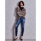 ハイウエストSIDE RIPPED スキニーデニムパンツ | GYDA | 詳細画像7