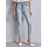 アイスブルー | ハイウエストワンウォッシュスキニーパンツ | GYDA