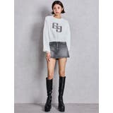 bijouデニムスカートライクショートパンツ | GYDA | 詳細画像14 