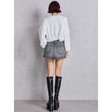 bijouデニムスカートライクショートパンツ | GYDA | 詳細画像15 