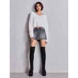 bijouデニムスカートライクショートパンツ | GYDA | 詳細画像17 