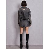 bijouデニムスカートライクショートパンツ | GYDA | 詳細画像5 