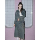 ハイウエストG bijou CARGOデニムロングスカート | GYDA | 詳細画像15 