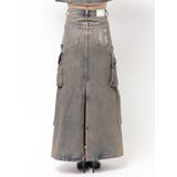 ハイウエストG bijou CARGOデニムロングスカート | GYDA | 詳細画像26 