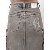 ハイウエストG bijou CARGOデニムロングスカート | GYDA | 詳細画像27 