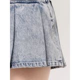 ハイウエストWIDE BELTプリーツデニムスカートライクショートパンツ | GYDA | 詳細画像31