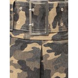 ハイウエストWIDE BELTプリーツデニムスカートライクショートパンツ | GYDA | 詳細画像36