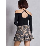 ハイウエストWIDE BELTプリーツデニムスカートライクショートパンツ | GYDA | 詳細画像4