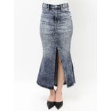 ハイウエストHEM LACEマーメイドデニムスカート | GYDA | 詳細画像11 