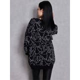 BUNNY patternニットトップス | GYDA | 詳細画像3 