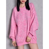 ピンク | BUNNY patternニットトップス | GYDA