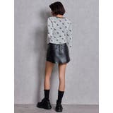 GG patternタイトニットトップス | GYDA | 詳細画像4 