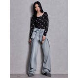 GG patternタイトニットトップス | GYDA | 詳細画像9 