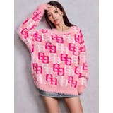 GG PATTERN MIXシャギーニットトップス | GYDA | 詳細画像11