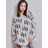 GG PATTERN MIXシャギーニットトップス | GYDA | 詳細画像2