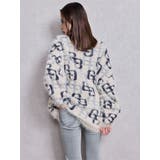 GG PATTERN MIXシャギーニットトップス | GYDA | 詳細画像3