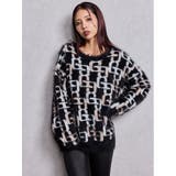 GG PATTERN MIXシャギーニットトップス | GYDA | 詳細画像7