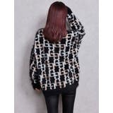 GG PATTERN MIXシャギーニットトップス | GYDA | 詳細画像8